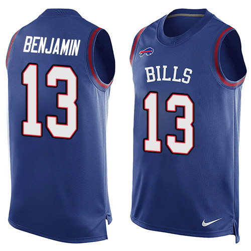 Nike Bills #13 Kelvin Benjamin Royal Blue Team Color Men's Stitched NFL Limited Tank Top Jersey
